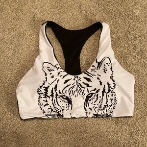 Tiger bikini top